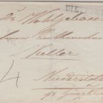 Bayern - Dietfurth L1 Portobrief n. Niederstotzingen b. Günzburgca. 1830