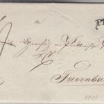 Bayern - Pleinfeld L1 Portobrief n. Farrnbach 1829
