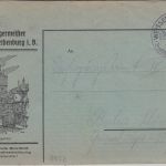 DR - Weissenburg 1939 illustr. Brief (Bürgermeister) n. Berlin