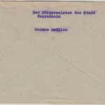 All.Bes. - Pappenheim 5.9.45 "12" Gebühr L1 brief n. Fürth