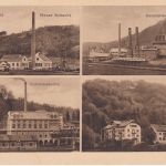 Bayern - Peissenberg Kohlenwäsche Zementwerk etc. sw-Mehrbild-AK gelaufen 1919