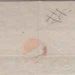 Bayern - Donauwörth R3 roter L1 Teilfrancobrief Hochstädt n. ÖSTERREICH 1813