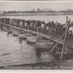 Polen - Weicheselübergang n. Praga b. Warschau sw-AK gelaufen/Feldpost 1916