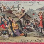 Juxkarte Altweiber-Mühle farb. AK gelaufen Freudenstadt 1925