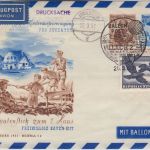 Österreich - 15+45 Gr. Trachten Privatganzsache Ballonpost Kinderdorf 1951