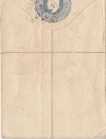 Indien - 2 A. Ganzsache + Zusatz Einschreibebrief n. TRANSVAAL Malabar 1901