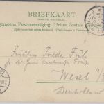 Niederlande - Amsterdam Neue Börse etc. farb. Mehrbild-AK gelaufen 1898