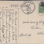USA - 1 C. Balboa Grusskarte Amoret - Toulon 1913