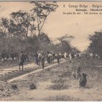 Belgisch Congo - 10 C. Bildganzsache (2/Katanga Eisenbahnbau) Kinshasa 1917