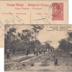 Belgisch Congo - 10 C. Bildganzsache (2/Katanga Eisenbahnbau) Kinshasa 1917