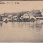 Belgisch Congo - 5 C. Bildganzsache (62/Leopoldville Le Port) ungebraucht 1912