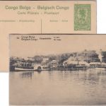 Belgisch Congo - 5 C. Bildganzsache (62/Leopoldville Le Port) ungebraucht 1912