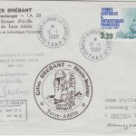 TAAF - 3,20 Fr. Verbindungsschiff Eure Brief XXXVIII Expedition Terre Adele 1988