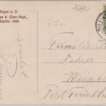 Bayern - Dillingen a/D. Einzug d. 8. Chevauleger Regiments sw-AK gelaufen 1909