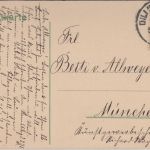 Bayern - Dillingen a/D. Am Stadtberg Straßenansicht sw-AK gelaufen 1907