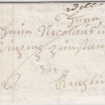 Bayern - Dillingen 1796 Portobrief n. Kempten (?) - mit Inhalt