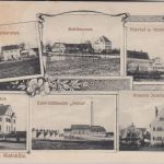 Bayern - Kleinkötz Schule Brauerei Gasthof etc. sw-Mehrbild-AK gelaufen 1922