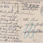 Bayern - Burgau 1912 unfrankierte Karte "Aus dem Briefkasten" n. Kaufbeuren
