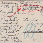 Bayern - Burgau 1912 unfrankierte Karte "Aus dem Briefkasten" n. Kaufbeuren