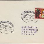 BRD - Augsburg München Überlandpost 7823-19/00 Brief n. FRANKREICH 1964