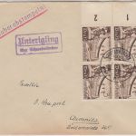 DR - Unterigling ü. Schwabmünchen Landpost-Ra2 Brief n. Chemnitz 1940