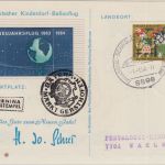 BRD - Schrobenhausen 1964 Landeort 13. Dt. Kinderdorf-Ballonflug Bernina
