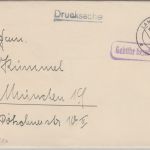 All.Bes. - Landsberg 8.6.46 Gebühr bezahlt Ra1 Drucksache n. München