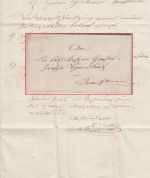 Bayern - Sachsenried (Schongau) Botenbrief n. Kaufbeuren 1862 - mit Inhalt