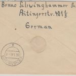 All.Bes. - Schongau 22.12.45 Gebühr bezahlt Ra2 Einschreibebrief n. Vienenburg