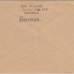 All.Bes. - Peiting 22.12.45 Gebühr bezahlt Ra1 Einschreibebrief n. Bad Schandau