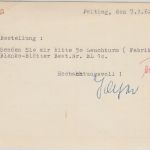 BRD - Peiting 7.1.62 aptierter Tagesstempel 10 Pfg. Bildganzsache n. Kempten