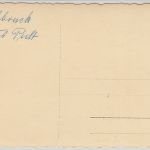 Bayern - Lechbruck Haus Pult private sw-Fotokarte ca. 1950 ungelaufen