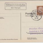 DR - Schwabniederhofen ü. Schongau Landpost-Ra2 Drucksache n. Landsberg 1939