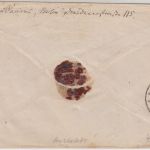 Feldzug 1866 - Berlin Post-Exp.15 20.7.66 blauer Ra3 Feldpostbrief ins Lazarett