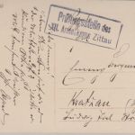 DR - Prüfungsstelle des XII. Armeekorps Zittau Ra2 Karte n. BÖHMEN Zittau 1915