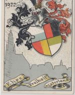 Bayern - Nördlingen SVC 4. ord. Verbandstag 1922 Sonderkarte m. Unterschriften