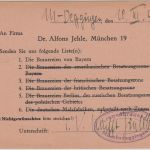 All.Bes. - Mönchsdeggingen 11.3.46 Gebühr bez. SKS-L1 Karte n. München
