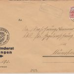 DR - Schlingen Kaufbeuren Land Landpost-Ra2 Brief n. München 1932