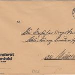 DR - 15 Pfg. Nothilfe Wappen Brief Buchloe (Lengenfeld) n. München 1930