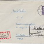BRD - Langenneufach ü. Schwabmünchen Poststelle I Einschreibebrief 1959