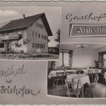 Bayern - Hartenthal b. Bad Wörishofen Gasthof Alpenblick sw-Fotokarte 1964