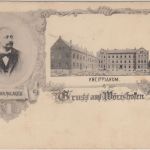 Bayern - Bad Wörishofen Dr. Baumgarten Kneippianum sw-Mehrbild-AK ca. 1900