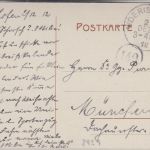 Bayern - Bad Wörishofen Neue Post u. Kasino farb. AK gelaufen 1912
