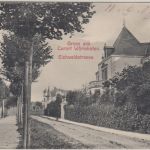 Bayern - Bad Wörishofen Eichwaldstraße sw-AK ungelaufen ca. 1910