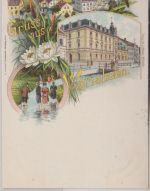 Bayern - Bad Wörishofen Mehrbild-Farblitho ungelaufen ca. 1900