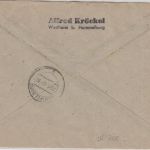 All.Bes./Währungsreform - 5 M. Taube u.a. Einschreibebrief Westheim 22.6.48