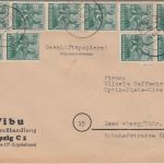 All.Bes./Währungsreform - 10x16 Pfg. Arbeiter Geschäftspapiere Leipzig 8.7.48