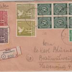 All.Bes./Währungsreform - 3 M. Taube u.a. Einschreibebrief Berlin 10.7.48