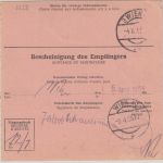 BRD - 60 Pfg. Heuss I Postanweisung n. ÖSTERREICH Ottobeuren - Wien 1955