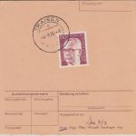 BRD - Memmingen 1976 Selbstbucher Nachnahme-Paketkarte n. Traisen